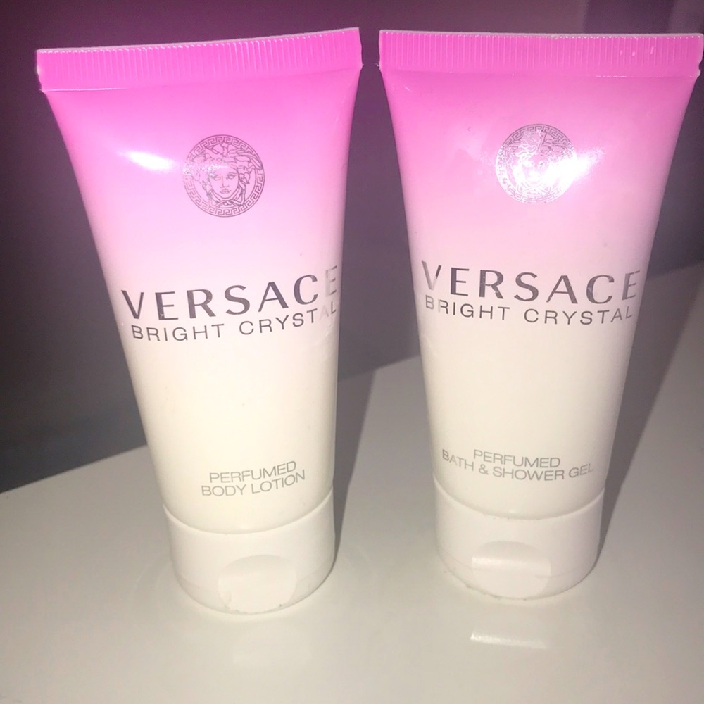 Versace Bright Crystal Body Lotion and Body Gel